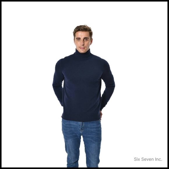 Cashmere Turtleneck Pullover Classic Elegant Minimal Oversized Winter Luxury